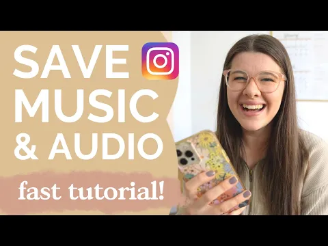 Download MP3 How to SAVE MUSIC on Instagram Reels (FAST & EASY TUTORIAL)