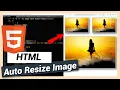 Auto Resize Image with Aspect Ratio HTML and CSS Tutorial