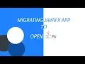 How To Migrate JavaFX App To JDK 11 OpenJFX - JavaFX SDK 13
