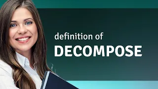 Decompose definition of DECOMPOSE