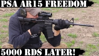 Palmetto State Armory AR15 Freedom 5000rds later THE END