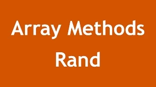 Learn PHP 5 In Arabic - Array Methods