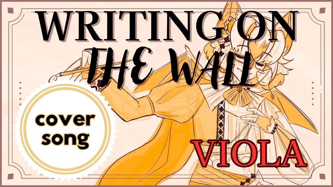Writing on the Wall Viola Cover