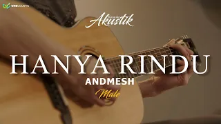 andmesh hanya rindu karaoke akustik