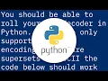 Read a unicode file in python which declares its encoding in the same way as python source