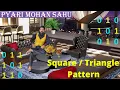 Square or Rectangle Pattern using Java Single logic for square or rectangle pattern in java