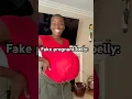 Lagu Fake pregnant belly #hack  #skit  #comedy