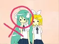 Hatsune Miku x Kagamine Rin: Doki Doki Yuri Gakuen (English + Romaji lyrics)