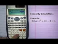 How To Solve Inequalities on Casio Calculator 2026