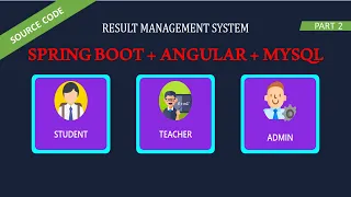 Result Management System Demo Teacher Part 2 Angular Spring Boot Java Project