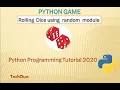 Rolling Dice using random module - Python Programming Tutorial for Beginners 2020