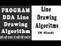 Program On DDA Line Drawing Algorithm C C Program Explain For DDA Algorithm