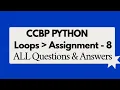 Loops Assignment - 8