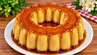 Flan de galletas Maria con 3 ingredientes sin HORNO delicioso y cremosito! /Cocina con Jenny 