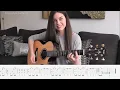 Jim Croce Time in a Bottle - Gabriella Quevedo Guitar TAB tutorial