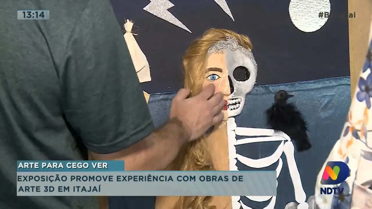 Exposição promove experiência com obras de arte 3D em Itajaí