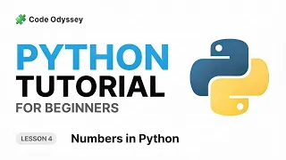 Python Tutorial for Beginners Numbers in Python