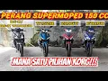 MODENAS Z15GT VS Y15ZR VS RSX WINNER VS FR150 - PERANG SUPERMOPED 150cc!!!