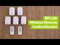 BN-LINK Wireless Remote Control Socket 5x2
