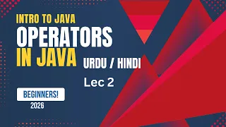 Operators in Java in Arithmetic Relational Logical Assignment Operators
