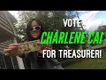 i won student council treasurer with this