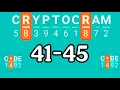 CRYPTOGRAM level 41 42 43 44 45