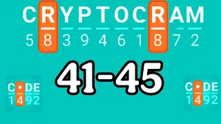 CRYPTOGRAM level 41 42 43 44 45