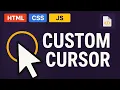 How to Create Custom Cursor using CSS and JavaScript Coding Cloud
