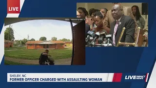 shelby north carolina community rallies after officer charged with assault