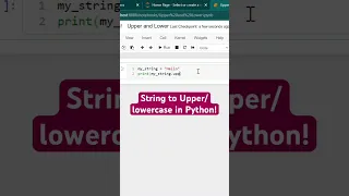 String to in Python