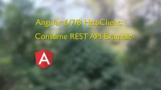 Angular 10 HttpClient Consume REST API Example Source Code