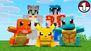 MI PRIMER POKÉMON EN MINECRAFT... 😱 DÍA 1