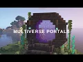 How to use MULTIVERSE PORTALS Aternos plugin showcase How to make minecraft server