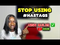 Lagu YouTube Quietly Killed Hashtags in 2026 (Do This Instead)