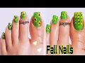 Fall Nail art Idea Fresh Autumn Pedicure 2022
