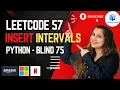 Leetcode 57 Insert Intervals - Medium