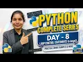 Day-8 COMPLETE PYTHON SERIES Loops Control Statements range Functions with practical Examples