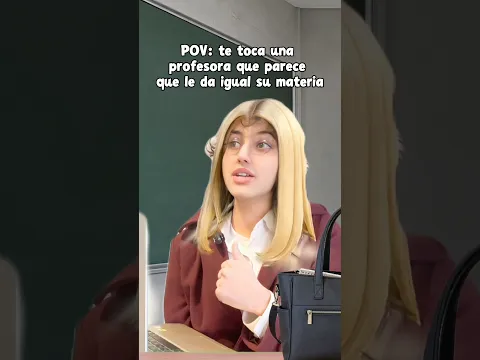 POV: Te toca una profesora que parece que le da igual su materia | Gabo Alvarez