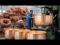 Lagu Incredible Recycling Process Of Old Copper Wire to Make New Giant Copper Cooking Pots In Factory