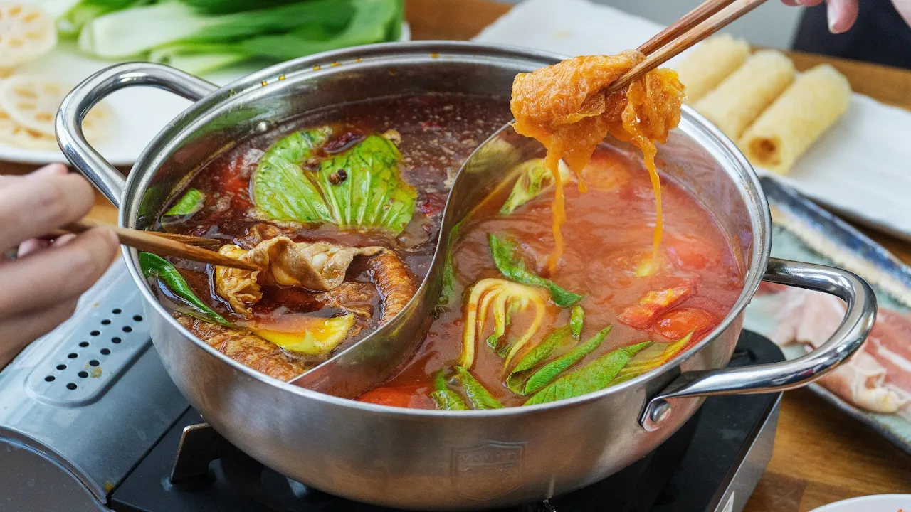 How to Make Mala & Tomato Hotpot Soup Base At Home   SUPER FLAVORFUL
