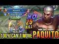 Download Lagu 25 Kills + MANIAC!! Instant Kill Combo Paquito 100% CAN'T MOVE!! - Build Top 1 Global Paquito ~ MLBB
