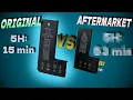 iPhone Original Battery Bad Health VS Aftermarket New Original VS Fake