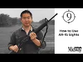 How to use AR-15 Iron Sights 9-Hole Reviews