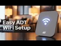 ADT How To Connect To WiFi Change ADT WiFi Network - WiFi Connection Tutorial