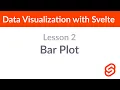 Data Visualization with Svelte Lesson 2 Bar Plot
