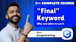 Lec-59 Use of final Keyword in C vs Java Why and When to Use It