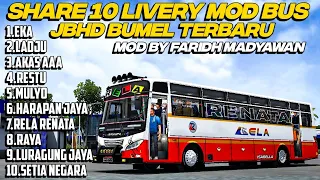 share 10 livery mod bus jbhd bumel terbaru by faridh madyawan bussid
