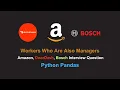 Workers Who Are Also Managers - Amazon Interview Question