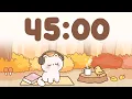 45 Minute Timer Study Timer for Classroom Focus