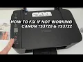 How to Fix Your Canon Pixma TR3720 TR3722 Printer if It s not Working